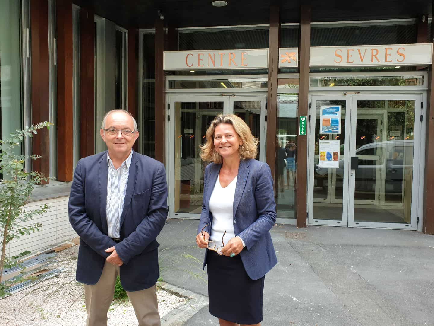 2019-2 sept Anne de Richecour-Antoine Corman- nouvelle secretaire général Centre Sevres-site