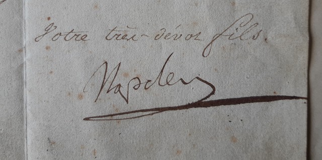 signature napoleon bibliotheque