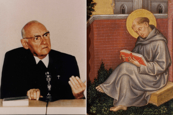Portraits de Hans Urs von Balthasar et Thomas d'Aquin