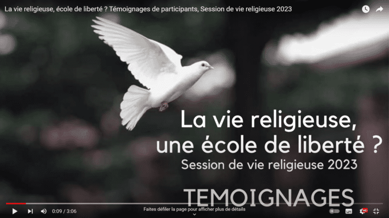 « La vie religieuse, école de liberté ? » Témoignages de participants à la session 2023